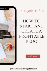 How to start and create a profitable blog